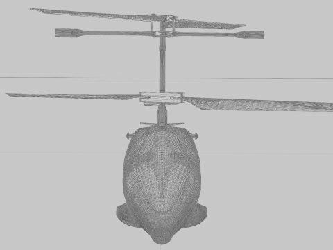 RC HELICOPTER 3D Model