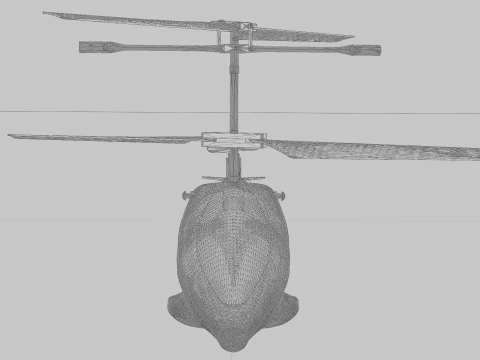 RC HELICOPTER 3D Model