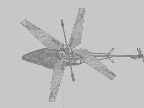 RC HELICOPTER 3D Model