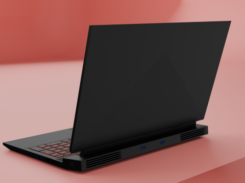 Laptop Gaming Model 3D Модель