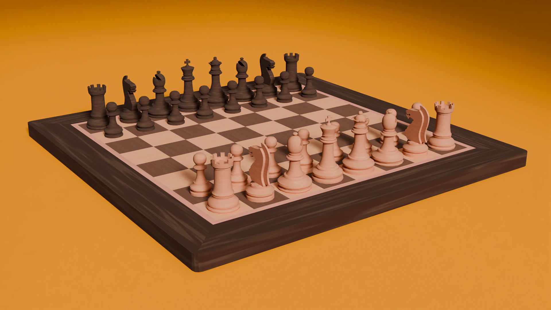 Chess 3D Model .c4d .max .obj .3ds .fbx .stl .blend 