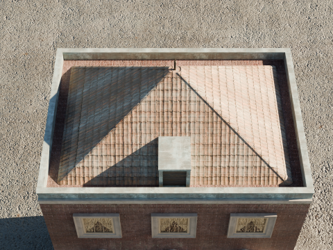 New York Style Old Building Realistic Exterior 3Dモデル