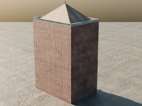 New York Style Old Building Realistic Exterior 3Dモデル