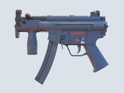MP5K 3D Модель