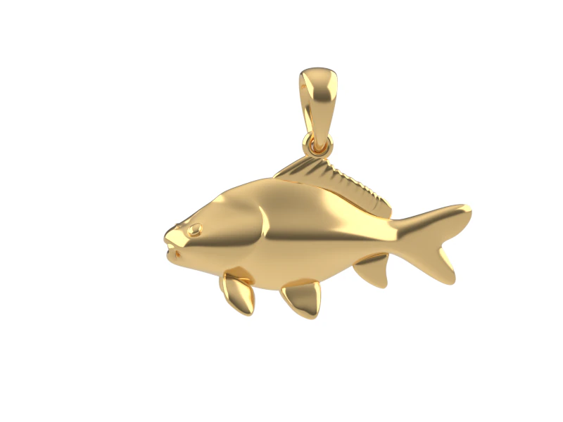 Koy carp trailer 3D Print Model .c4d .max .obj .3ds .fbx .stl .blend 