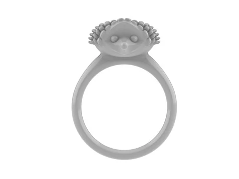 Ring hedgehog jewelry 3D Print Model