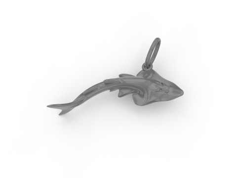 Gitarr ray pendant Model Cetak 3D