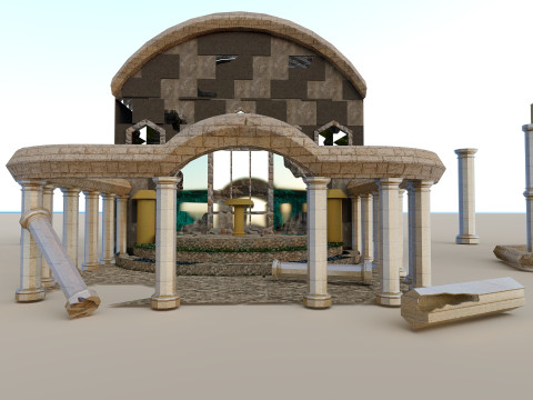 Ancient ruins 3D Model