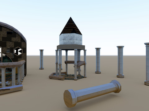 Ancient ruins 3D Model
