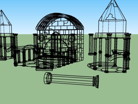 Ancient ruins 3D Model