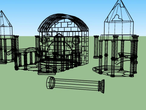 Ancient ruins 3D Model
