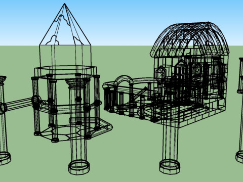 Ancient ruins 3D Model