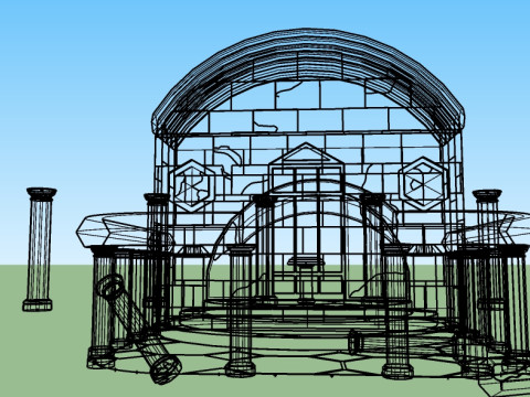 Ancient ruins 3D Model