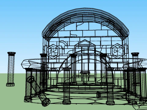 Ancient ruins 3D Model