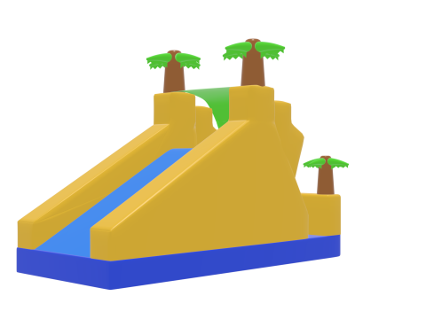 Water Slide inflatable 01 3D Model