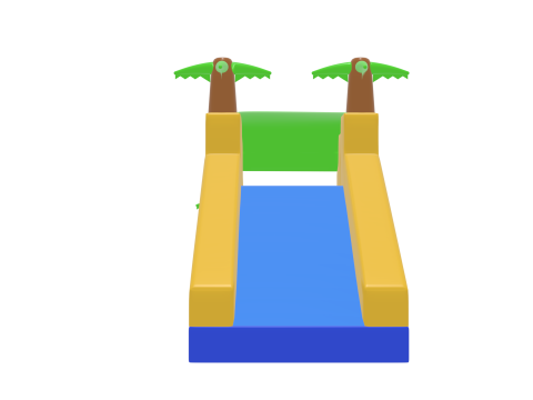Water Slide inflatable 01 3D Model