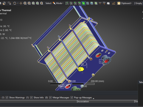 Shell and Tube Heat Exchanger 3D Model