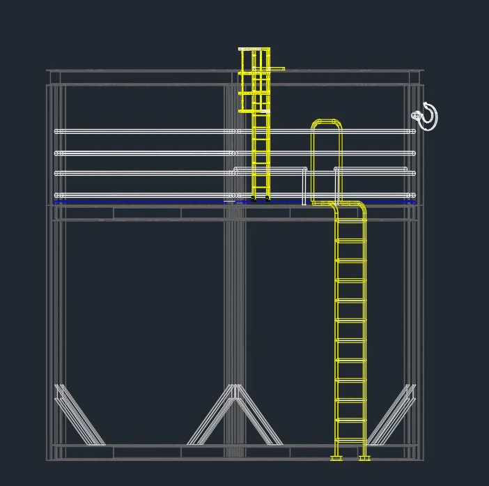 Iron Structure 3D Model .c4d .max .obj .3ds .fbx .stl .blend 