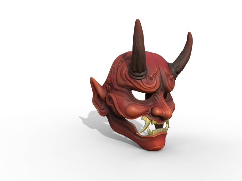 Devil Mask Japan 3D-printmodel