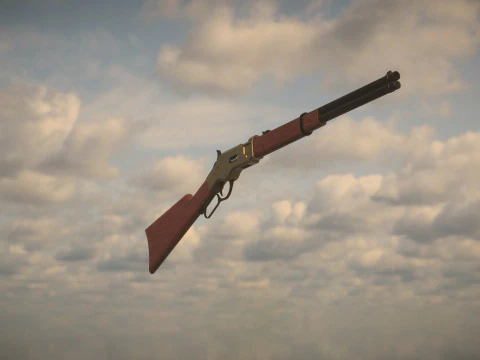 Western Winchester 3D Modell