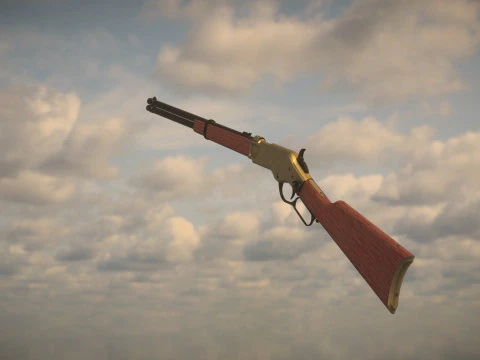 Western Winchester 3D Modell