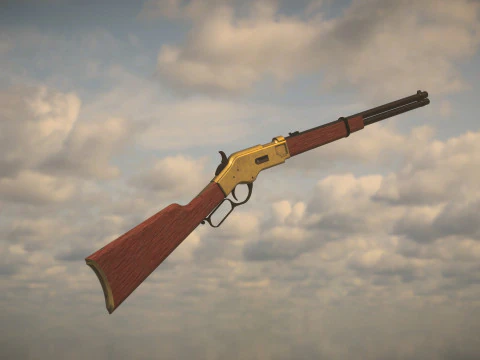 Western Winchester 3D Modell