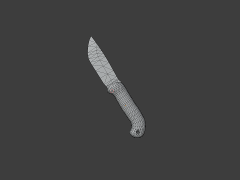Western Knife 3D Model