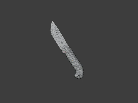 Western Knife 3D Model