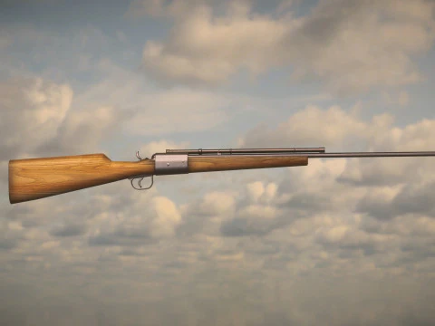 Western Rifle 3D Model