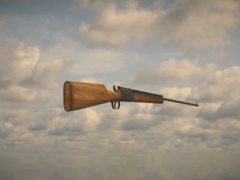 Western Rifle 3D Model