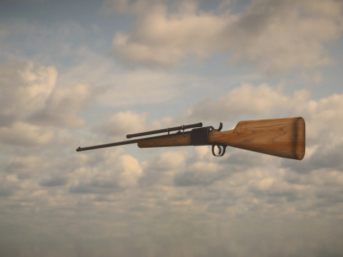 Western Rifle 3D Модель