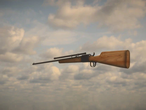 Western Rifle 3D Model