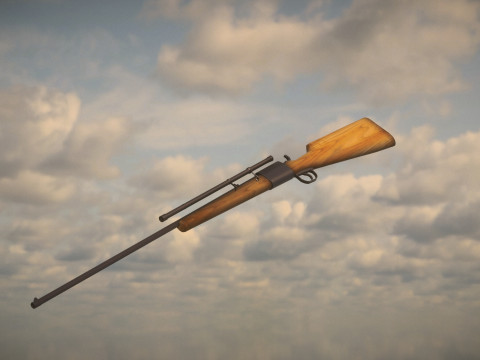 Western Rifle 3D Модель
