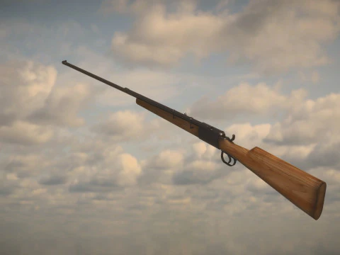 Western Rifle 3D Model