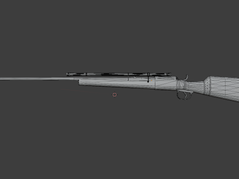 Western Rifle 3D Модель