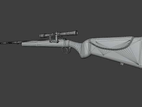 Western Rifle Modello 3D