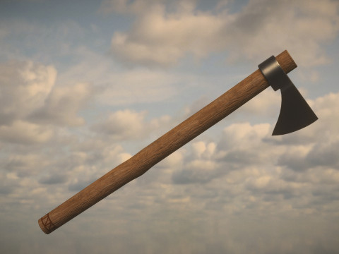 Western Axe Modelo 3D