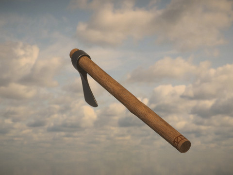 Western Axe Modelo 3D