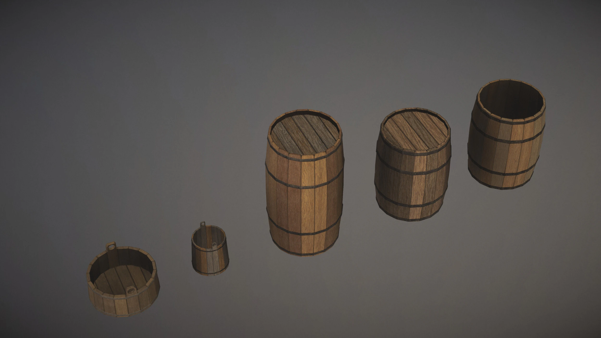 Botti occidentali Modello 3D .c4d .max .obj .3ds .fbx .stl .blend 