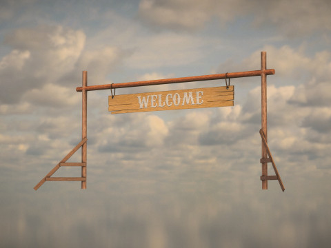 Western Gate 3D 模型