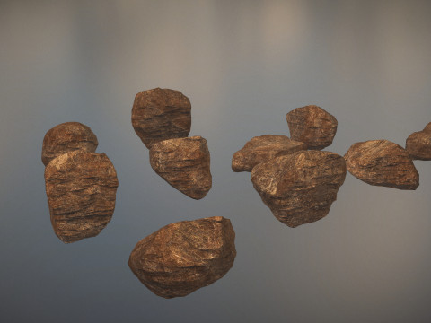 Western Stones 3D Модель