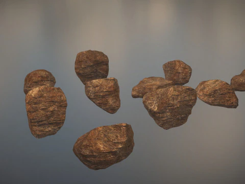 Westerse stenen 3D Model