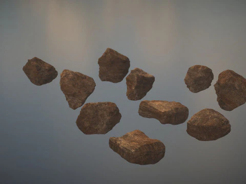 Western Stones 3D Model