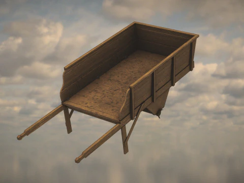 Carro occidentale Modello 3D