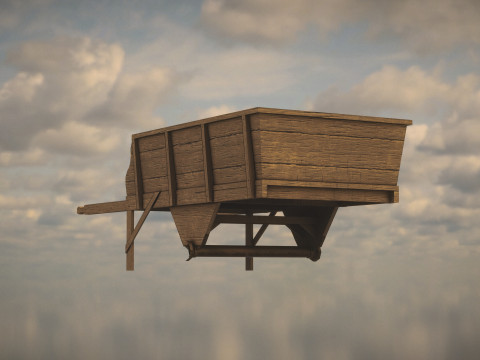 Western Wagon Modèle 3D