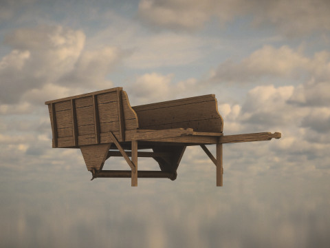Western Wagon Modèle 3D