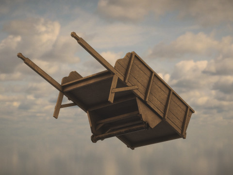 Western Wagon Modèle 3D