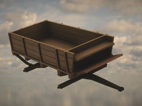 Carro occidentale Modello 3D