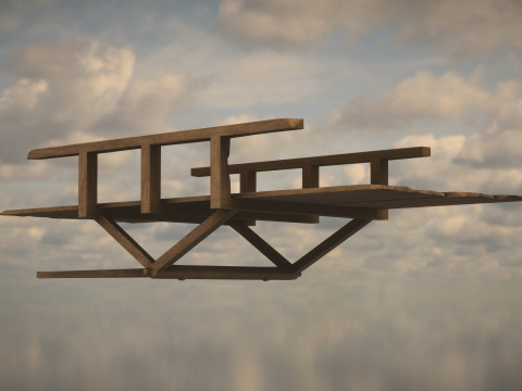 Western Wagon Modello 3D