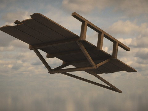 Western Wagon Modello 3D